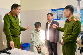 Đối tượng Lò Văn Xươm bị bắt giữ. (Ảnh: TTXVN phát)