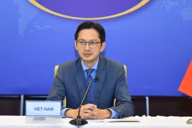Thứ trưởng Ngoại giao Đỗ Hùng Việt. (Ảnh: TTXVN phát)