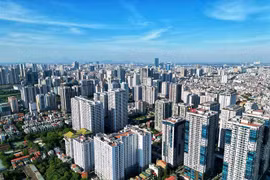 Năm 2023, phấn đấu diện tích bình quân nhà ở toàn quốc đạt 26m2 sàn/người. (Ảnh: Tuấn Anh/TTXVN)