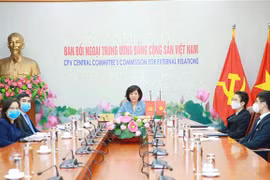 Đoàn đại biểu Đảng Cộng sản Việt Nam dự cuộc họp lần thứ 36 của Ủy ban Thường trực Hội nghị Quốc tế các Chính Đảng Châu Á (ICAPP). (Ảnh: Phương Hoa/TTXVN)