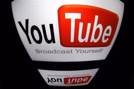 Biểu tượng Youtube. (Ảnh: AFP/TTXVN)