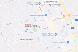 Vị trí nơi xảy ra vụ việc. (Nguồn: Google Maps)