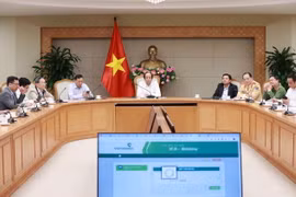 Bộ trưởng, Chủ nhiệm Văn phòng Chính phủ Mai Tiến Dũng phát biểu. (Ảnh: Doãn Tấn/TTXVN)
