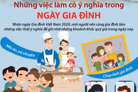 Những việc làm có ý nghĩa trong Ngày Gia đình Việt Nam.