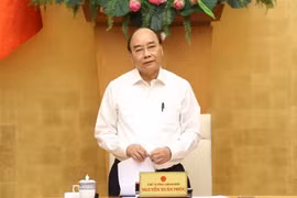 Thủ tướng Nguyễn Xuân Phúc phát biểu. (Ảnh: Thống Nhất/TTXVN)