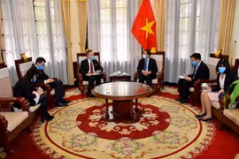 Quang cảnh buổi tiếp. (Ảnh: TTXVN)