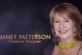 Ảnh của Jan Chapman hiện lên trong màn tưởng niệm nhà thiết kế trang phục Australia Janet Patterson. (Nguồn: dailymail.co.uk)