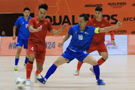 Đội tuyển Futsal Việt Nam nằm ở Bảng A với các đối thủ là đội chủ nhà Thái Lan, Myanmar và Trung Quốc. (Ảnh: VFF)