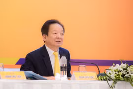 Ông Đỗ Quang Hiển, Chủ tịch HĐQT SHB. (Ảnh: CTV/Vietnam+)