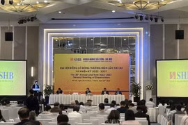 Toàn cảnh Đại hội đồng cổ đông SHB. (Ảnh: CTV/Vietnam+)