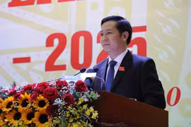 Đồng chí Nguyễn Thành Tâm tái đắc cử Bí thư Tỉnh ủy Tây Ninh khóa XI, nhiệm kỳ 2020-2025. (Ảnh: Lê Đức Hoảnh/TTXVN)
