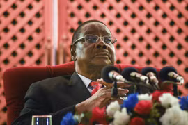 Tổng thống Malawi Peter Mutharika. (Ảnh: KSAT)