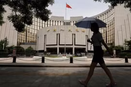 Quang cảnh bên ngoài Ngân hàng Nhân dân Trung Quốc. (Ảnh: CryptoNews)