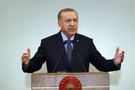 Tổng thống Thổ Nhĩ Kỳ Recep Tayyip Erdogan. (Ảnh: AFP/TTXVN)