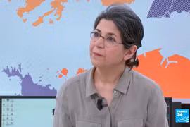 Luật sư của học giả người Pháp gốc Iran Fariba Adelkhah. (Nguồn: France 24)