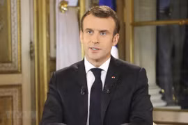 Tổng thống Pháp Emmanuel Macron. (Ảnh: AFP/TTXVN)
