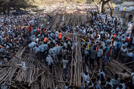 Quang cảnh lễ hội. (Nguồn: France 24h)