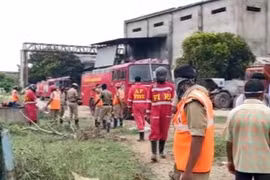 Hiện trường vụ nổ. (Ảnh: Vaartha)