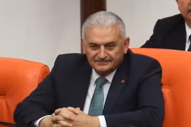 Thủ tướng Thổ Nhĩ Kỳ Binali Yildirim trong một phiên họp Quốc hội ở thủ đô Ankara ngày 27/5. (Nguồn: AFP/TTXVN)