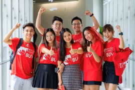 Năm 2025, Đại học BUV sẽ dành 150 tỷ đồng để cấp học bổng cho sinh viên. (Ảnh: PV/Vietnam+)