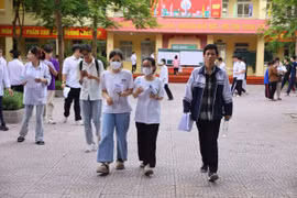 Thí sinh dự thi Tốt nghiệp Trung học phổ thông. (Ảnh: PV/Vietnam+)