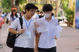 Thí sinh Hà Nội dự thi vào lớp 10. (Ảnh: PV/Vietnam+)