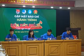 Trung ương Đoàn thông tin về hành trình Điện Biên Phủ - Khát vọng non sông. (Ảnh: PV/Vietnam+)