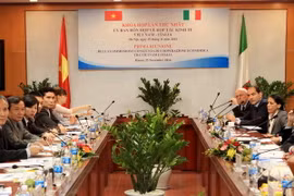 Khóa họp thứ nhất Ủy ban hỗn hợp về hợp tác kinh tế Việt Nam-Italy. (Ảnh minh họa: Trần Việt/TTXVN)