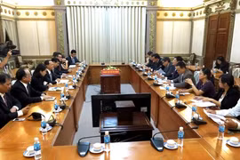 Quang cảnh buổi làm việc. (Nguồn: hochiminhcity.gov.vn)