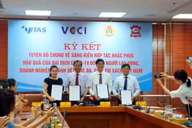 Ký kết hợp tác hỗ trợ cho lao động và doanh nghiệp dệt may, da giầy