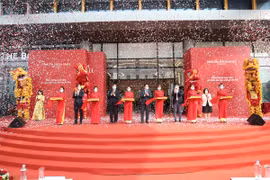 Lễ khai trương trung tâm thương mại Vincom Mega Mall Ocean Par. (Ảnh: PV/Vietnam+)