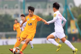 TP.HCM I vô địch lượt đi giải bóng nữ Vô địch Quốc gia 2020. (Ảnh: Minh Dân/Vietnam+) 