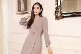Thời trang dành cho những cô nàng công sở. (Ảnh: CTV/Vietnam+)