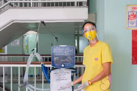 H'Hen Niê khởi động hành trình ‘Từ trái tim đến trái tim.’ (Ảnh: CTV/Vietnam+)