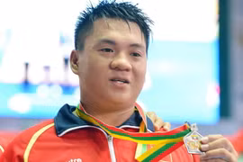 Vận động viên Hoàng Tấn Tài. (Nguồn: TTXVN)