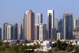 Một góc thủ đô Doha của Qatar. (Nguồn: Reuters)