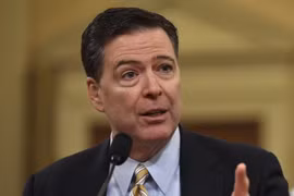 Cựu Giám đốc Cục Điều tra Liên bang James Comey. (Nguồn: AFP/TTXVN)