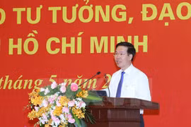 Ông Võ Văn Thưởng, Ủy viên Bộ Chính trị, Bí thư Trung ương Đảng, Trưởng Ban Tuyên giáo Trung ương. (Nguồn: TTXVN)