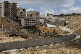 Khu định cư Do thái Pisgat Zeev tại khu vực đông Jerusalem ngày 21/5. (Nguồn: EPA/TTXVN)