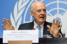 Đặc phái viên của Liên hợp quốc tại Syria, ông Staffan de Mistura. (Nguồn: EPA/TTXVN)