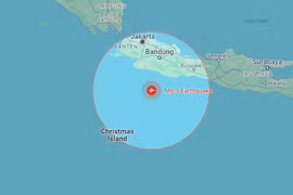 Động đất có độ lớn 6,5 tại Java, Indonesia