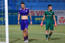 Sài Gòn FC thua 1-3 Becamex Bình Dương dù được đánh giá cao. (Ảnh: VPF) 