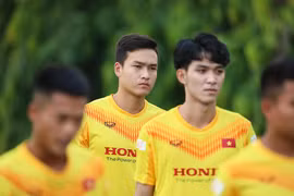 U22 Việt Nam có tới 47 cầu thủ nên "tỷ lệ chọi" cho suất dự SEA Games 31 rất cao. (Ảnh: Phúc Tá/Vietnam+)