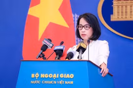Phó Phát ngôn Bộ Ngoại giao Phạm Thu Hằng. (Ảnh: TTXVN phát)