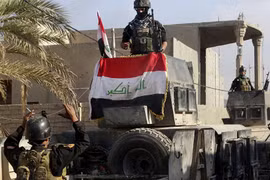 Quân đội Iraq giải phóng thành phố Ramadi. (Nguồn: AP)