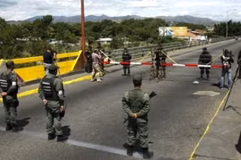 Khu vực biên giới Venezuela-Colombia căng thẳng hồi tháng 8. (Nguồn: TeleSUR)