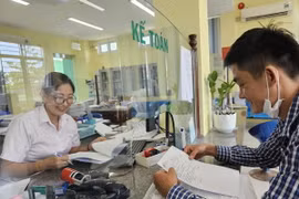 Thanh niên huyện Giồng Trôm, tỉnh Bến Tre được hướng dẫn tiếp cận vốn vay đi lao động có thời hạn ở nước ngoài theo hợp đồng. (Ảnh: Chương Đài/TTXVN)