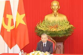 Tổng Bí thư, Chủ tịch nước Tô Lâm điện đàm với Tổng thống Đại Hàn Dân Quốc Yoon Suk Yeol. (Ảnh: Trí Dũng/TTXVN)