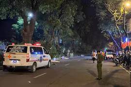 Hiện trường vụ tai nạn.