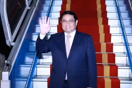 Thủ tướng Phạm Minh Chính rời Hà Nội, lên đường thăm cấp Nhà nước tới Ấn Độ. (Ảnh: Dương Giang/TTXVN)